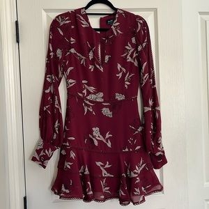 Bardot Maroon Dress